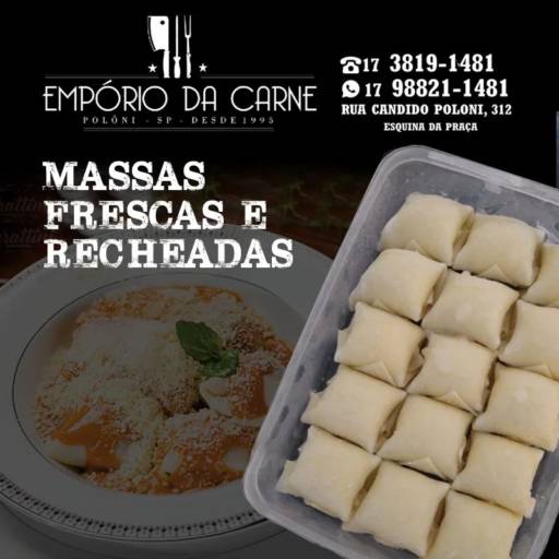 Massas frescas e recheadas  por Empório da Carne 