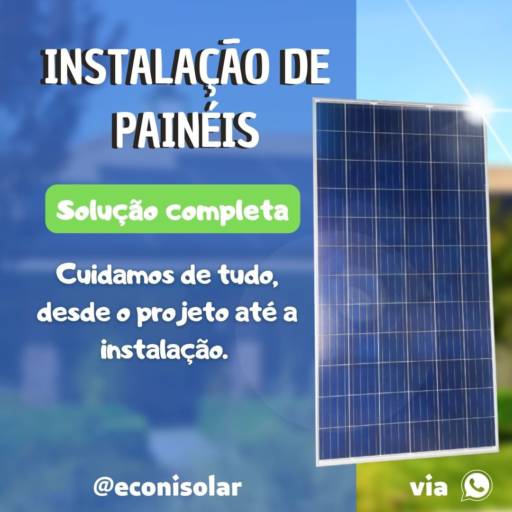 Comprar o produto de Financiamento Solar em Energia Solar pela empresa Econi Energia Solar em São Carlos, SP por Solutudo