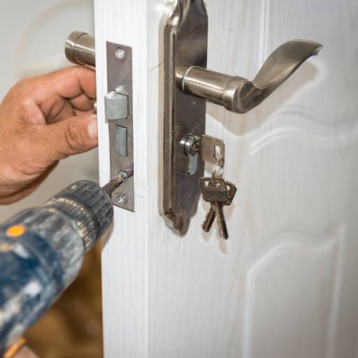 Instalação de fechadura