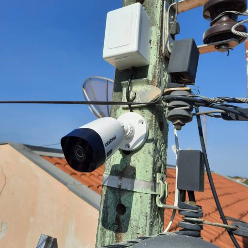Instalação de câmera de segurança 