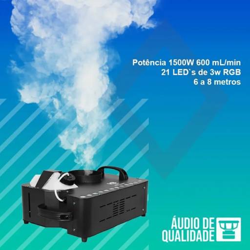 Comprar o produto de Máquina de fumaça  em Som - Iluminação pela empresa Áudio de Qualidade - Som e Luz em Brusque, SC por Solutudo