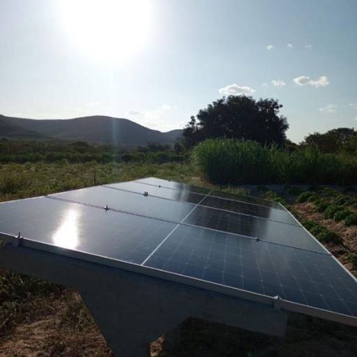 Instalação de placa solar