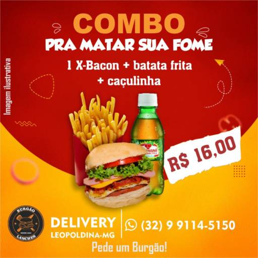 Peça já o seu!!! por Burgão Lanches