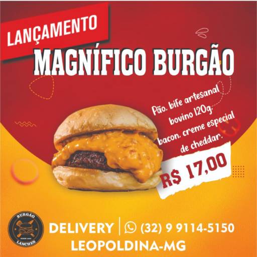 Peça já o seu!!! por Burgão Lanches