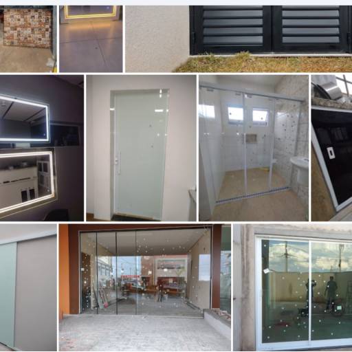 Comprar o produto de Vidraçaria  em Vidraçaria pela empresa GoldVidros Vidraçaria e Esquadrias de Alumínio em Botucatu, SP por Solutudo