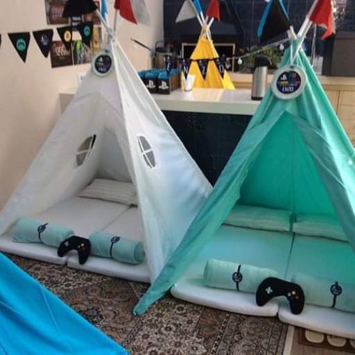 Comprar o produto de Cabana tenda infantil em Aluguel de Equipamentos pela empresa Bela Cabana Festa Do Pijama em São Paulo, SP por Solutudo