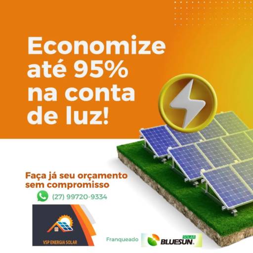 Comprar o produto de Empresa de Energia Solar em Energia Solar pela empresa VSP Energia Solar em Marechal Floriano, ES por Solutudo