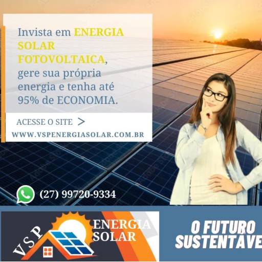 Comprar o produto de Empresa especializada em Energia Solar em Energia Solar pela empresa VSP Energia Solar em Marechal Floriano, ES por Solutudo