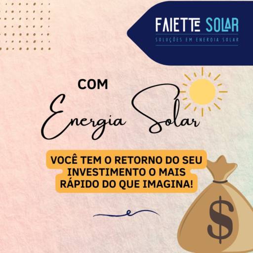 Comprar o produto de Usina Solar em Energia Solar pela empresa Faiette Solar em Guaíba, RS por Solutudo