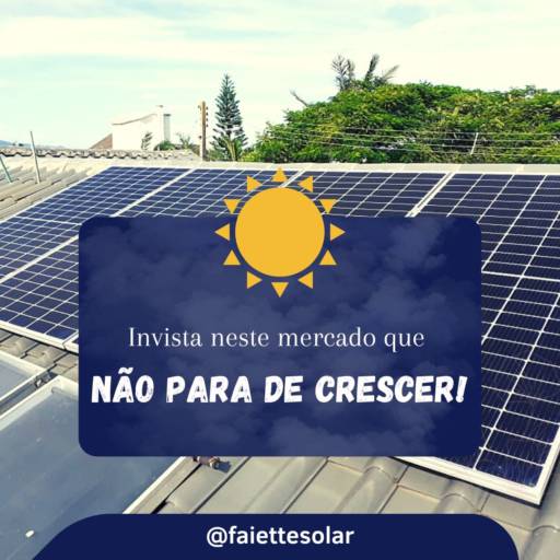 Comprar o produto de Energia Solar para Residências em Energia Solar pela empresa Faiette Solar em Guaíba, RS por Solutudo