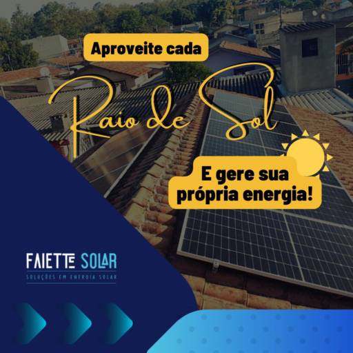 Comprar o produto de Energia Solar para Agronegócio em Energia Solar pela empresa Faiette Solar em Guaíba, RS por Solutudo
