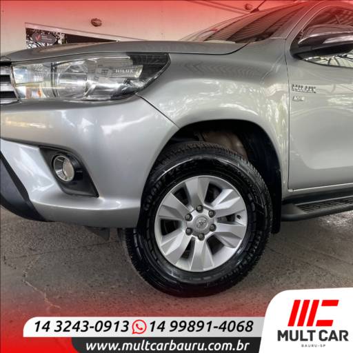 HILUX CAMINHONETE 2.7 16V 4P SRV FLEX CABINE DUPLA AUTOMÁTICO em Bauru por Mult Car Bauru