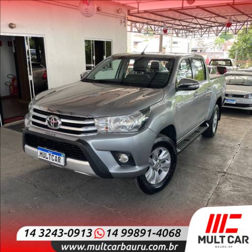 HILUX CAMINHONETE 2.7 16V 4P SRV FLEX CABINE DUPLA AUTOMÁTICO em Bauru por Mult Car Bauru