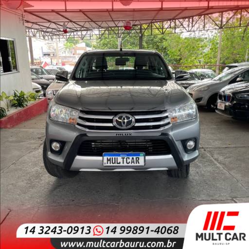 HILUX CAMINHONETE 2.7 16V 4P SRV FLEX CABINE DUPLA AUTOMÁTICO em Bauru por Mult Car Bauru