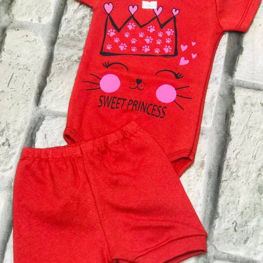 Conjunto Body e Shorts por Influência Kids - Moda Infantil