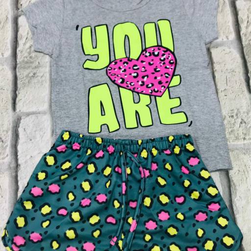 Conjunto modinha para meninas por Influência Kids - Moda Infantil