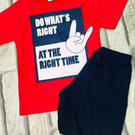 Conjunto infantil de algodão por Influência Kids - Moda Infantil