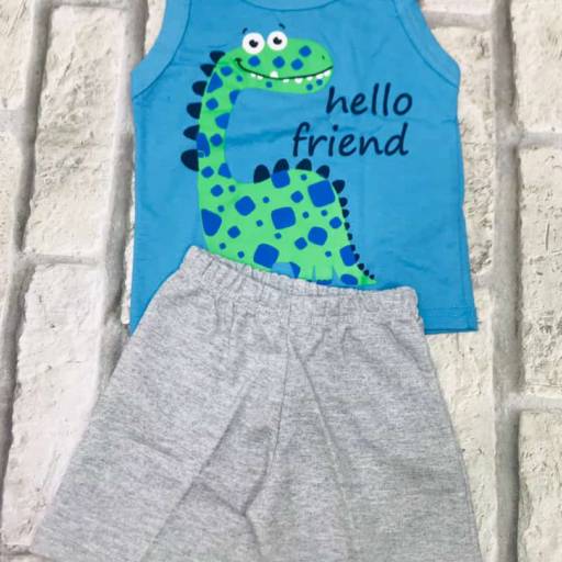 Conjunto infantil com regata por Influência Kids - Moda Infantil