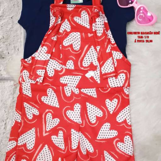 Macacão infantil de alcinha por Influência Kids - Moda Infantil