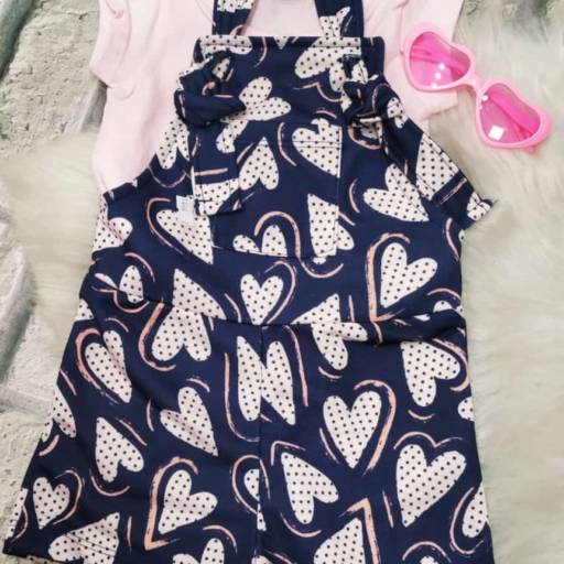 Macacão infantil de alcinha por Influência Kids - Moda Infantil