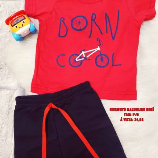 Conjunto para bebê masculino por Influência Kids - Moda Infantil