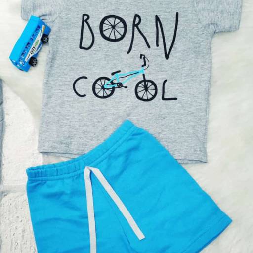 Conjunto para bebê masculino por Influência Kids - Moda Infantil