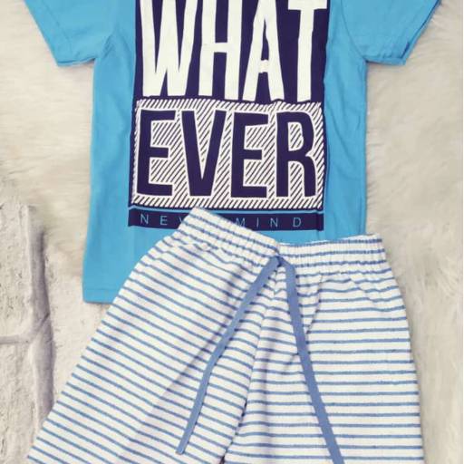 Camiseta e shorts masculino infantil por Influência Kids - Moda Infantil