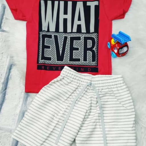 Camiseta e shorts masculino infantil por Influência Kids - Moda Infantil