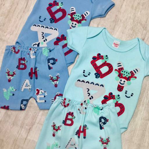 Conjunto Body Masculino  por Influência Kids - Moda Infantil