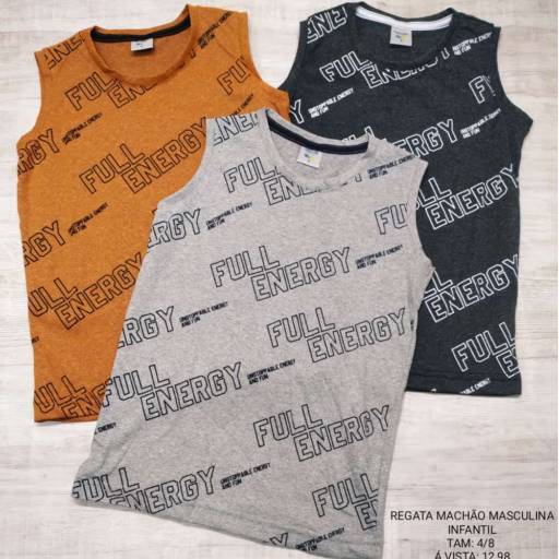 Regata Infantil Masculina por Influência Kids - Moda Infantil