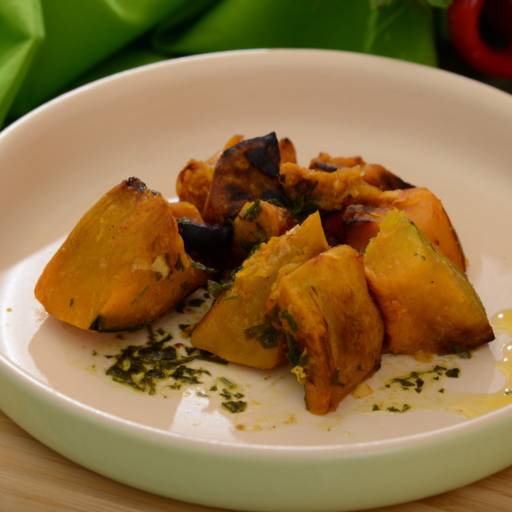 Abóbora na manteiga de ervas por Leveat - Comidas saudáveis e ultrassaborosas