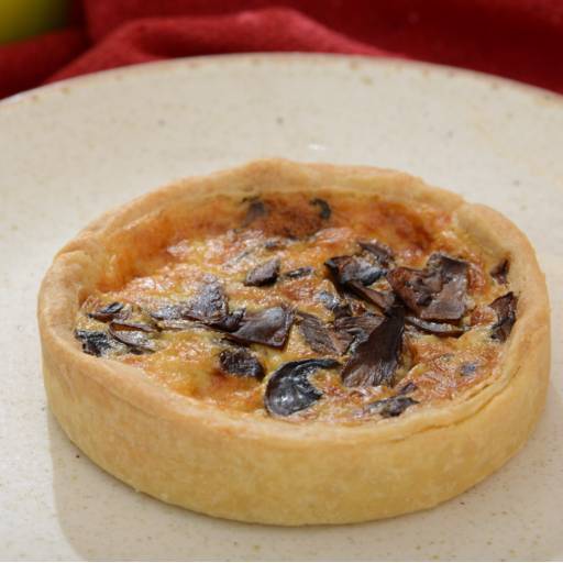 Quiche de cogumelos por Leveat - Comidas saudáveis e ultrassaborosas