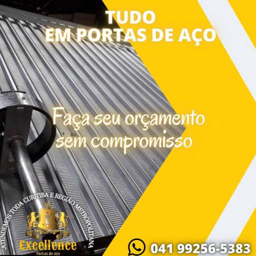 Comprar o produto de Fabricante de portas de aço em Curitiba  em Portas e Janelas pela empresa Excellence Portas De Aço em Curitiba, PR por Solutudo