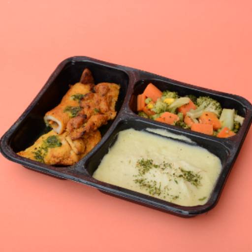 Frango com manteiga de ervas por Leveat - Comidas saudáveis e ultrassaborosas