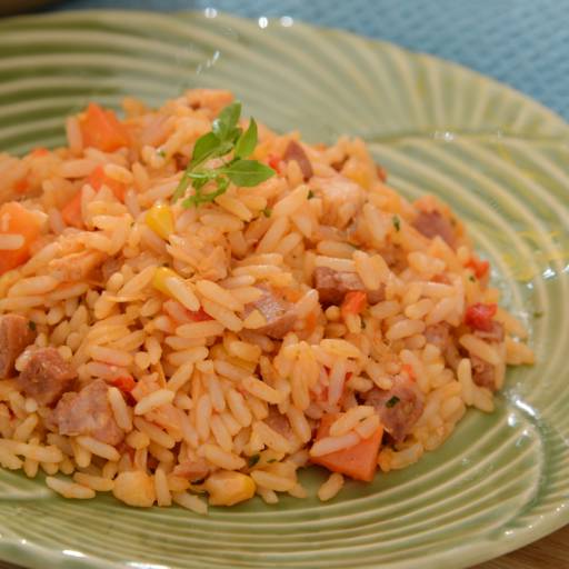 Arroz caipira por Leveat - Comidas saudáveis e ultrassaborosas