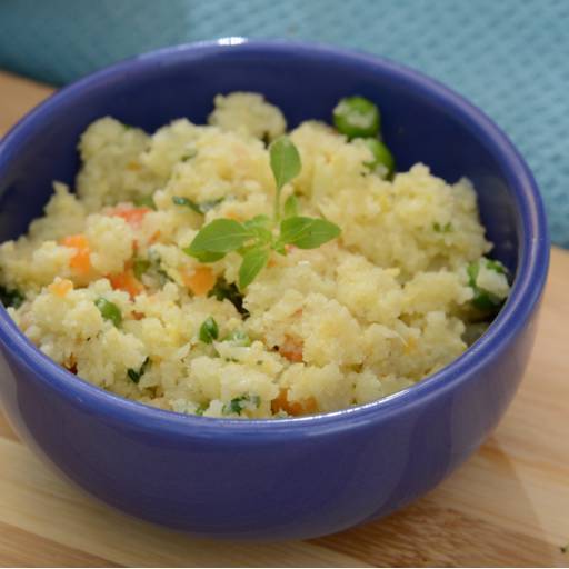 Arroz de couve-flor por Leveat - Comidas saudáveis e ultrassaborosas