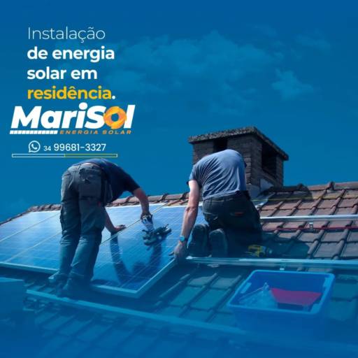Instalação de placa solar