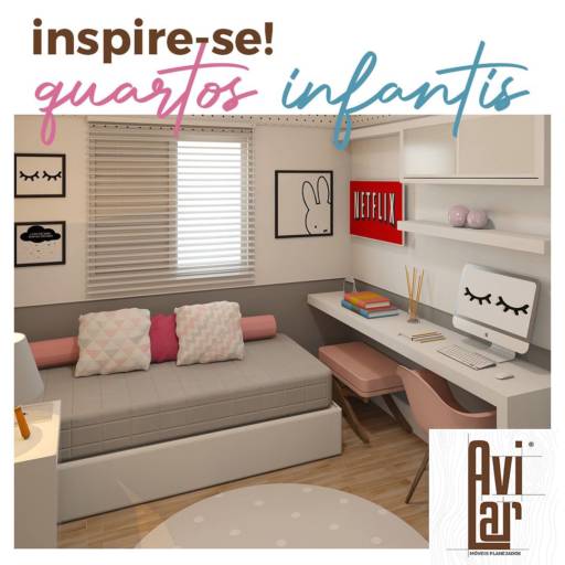 Quarto planejado por Avilar Móveis Planejados