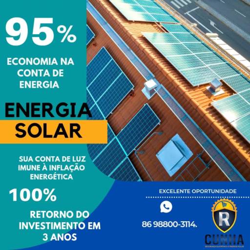 Projeto Fotovoltaico por RCunha Segurança Eletronica e Energia Solar