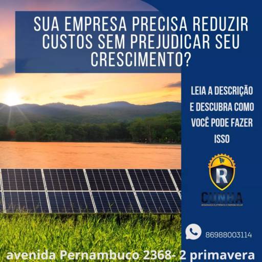 Energia Solar para Comércio por RCunha Segurança Eletronica e Energia Solar