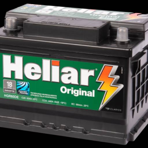 Bateria de Carro Heliar 60 Amperes   por Auto Longarina