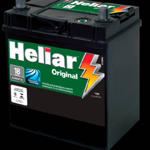 Bateria de Carro Heliar 50 Amperes por Auto Longarina