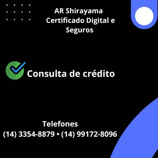 Comprar o produto de AR Shirayama - Certificado Digital e Seguros em Consultas pela empresa Certificado Digital e Seguros em Botucatu, SP por Solutudo