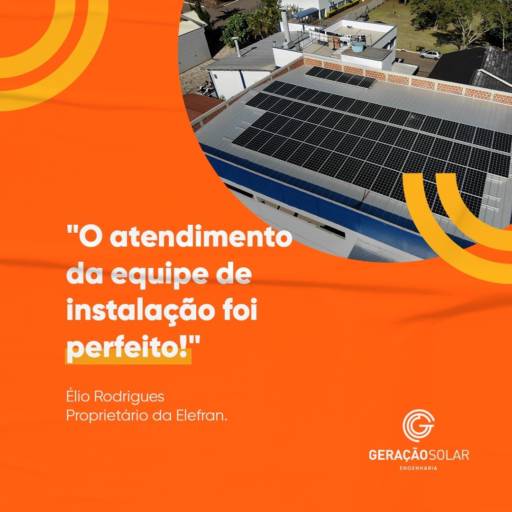 Projeto Fotovoltaico por Geração Solar Engenharia Eireli