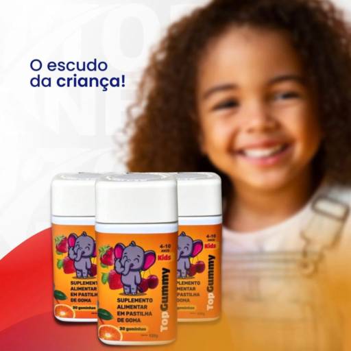 Topgummy - Kids Vitamínico TopNew em Bauru por ASTT BAURU PRESTAÇÃO DE SERVIÇO E COMERCIO MEI - TOPNEW SUPLEMENTOS ALIMENTARES