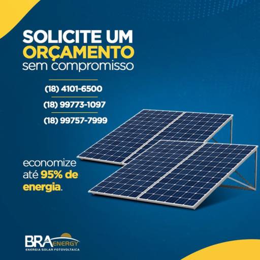 Energia Solar em Presidente Prudente por BRAenergy Energia Solar Fotovoltaica