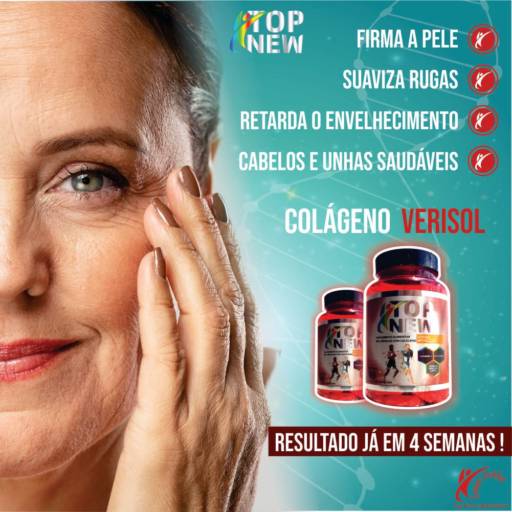 Colágeno Verisol TopNew em Bauru por ASTT BAURU PRESTAÇÃO DE SERVIÇO E COMERCIO MEI - TOPNEW SUPLEMENTOS ALIMENTARES