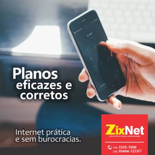 Comprar o produto de Plano de Internet Residencial em Provedores de Internet pela empresa ZIXNET em Ribeirão Preto, SP por Solutudo