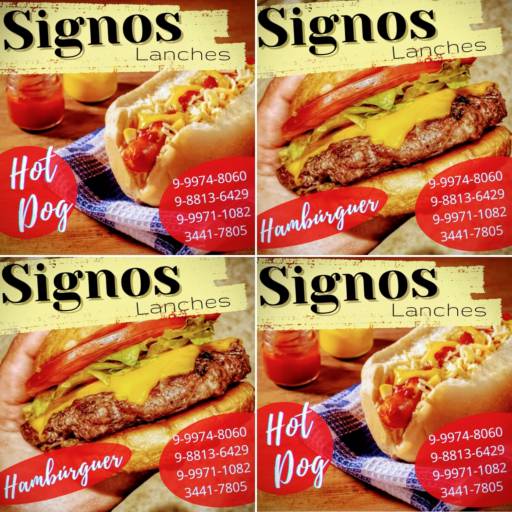 Peça já o seu!!! por Signos Lanches (Bela Vista) 