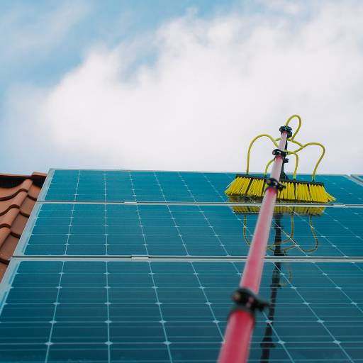 limpeza de placa solar